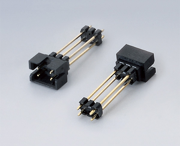 2.54mm间距简牛连接器-2.54 H：6.4 双排180° 缺PIN