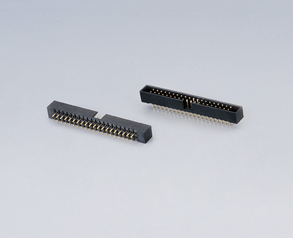 2.0mm间距简牛连接器-2.0x5.6 双排180°