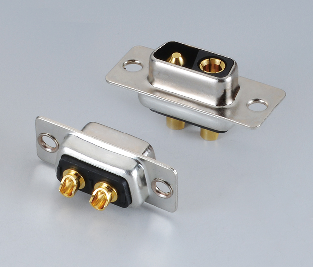 D-Sub Power Female & Male 2PIN 180° DIP